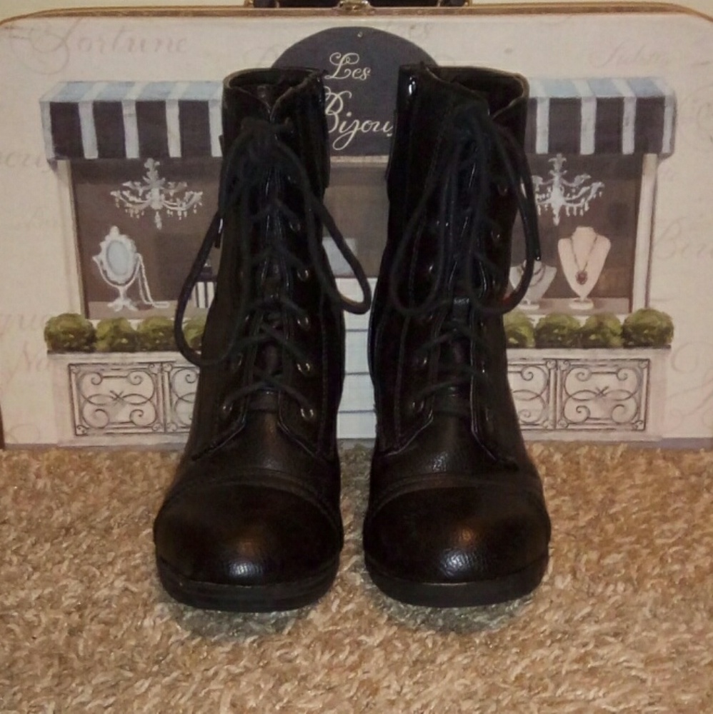 Charlotte Russe Block Heel Boots